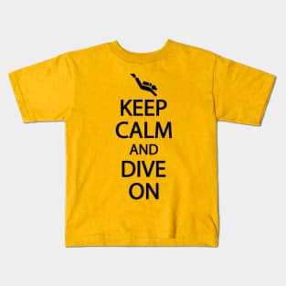 calm dive Kids T-Shirt